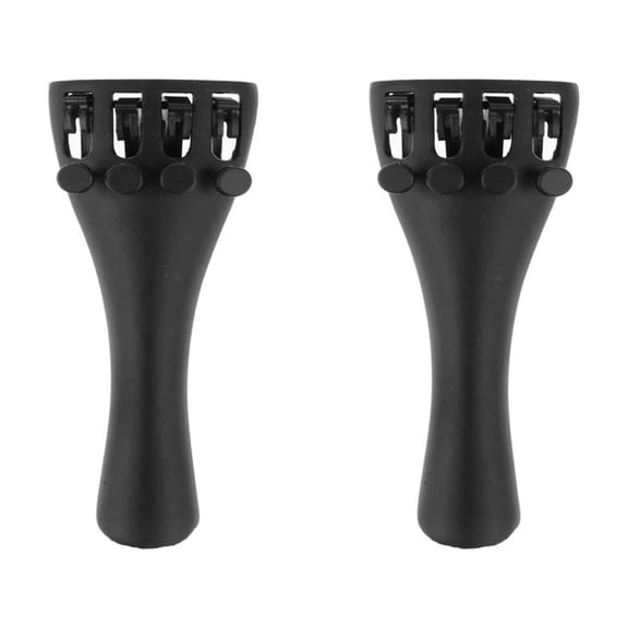 LeeQinersw 2x Robust Violin Tailpiece Built-in 4 Tray Fine Tuner Scale For Violin 3.97 '' A