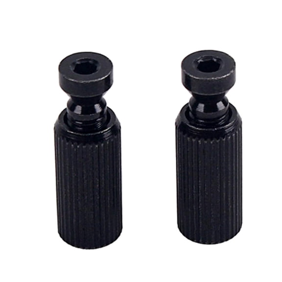 LeeQinersw 2x Tremolo Pivot Stud Posts (10mm hole fitting) w/ Inserts for Guitar Bridges