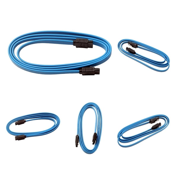 LeeQinersw 3.3ft Serial ATA SATA III 3.0 Data HDD Hard Drive Disk Straight Signal Cable - 5