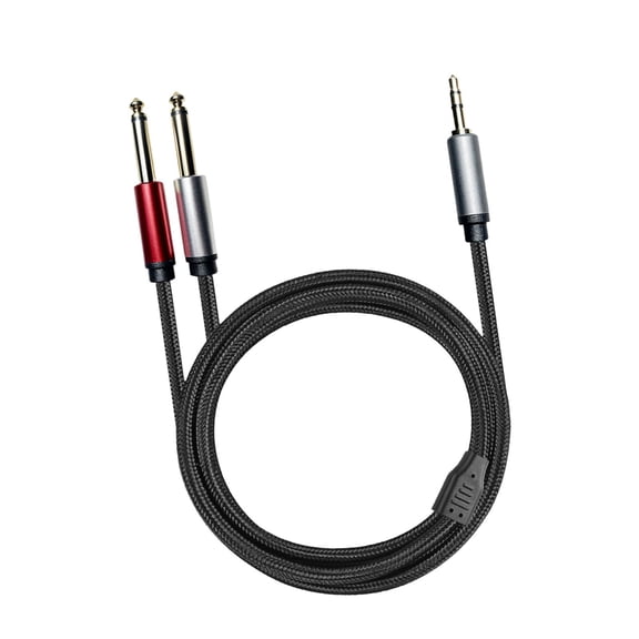 LeeQinersw 3.5 Mm Stereo Jack Plug to 6.35 Mm Input/output Cable, Audio Cable, Home Stereo 1m