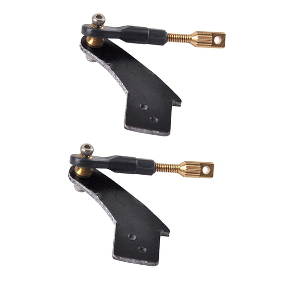 LeeQinersw 3.8mmx20mm Ball Head End Rudder Angle 0.5mm x 2M Steel Wire 30E 30cc with Screws