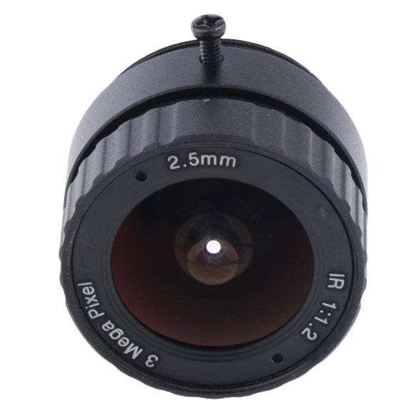 LeeQinersw 3 MP Security F1.2 1/2.5" 2.5mm IR Camera Fixed Iris Lens for CS