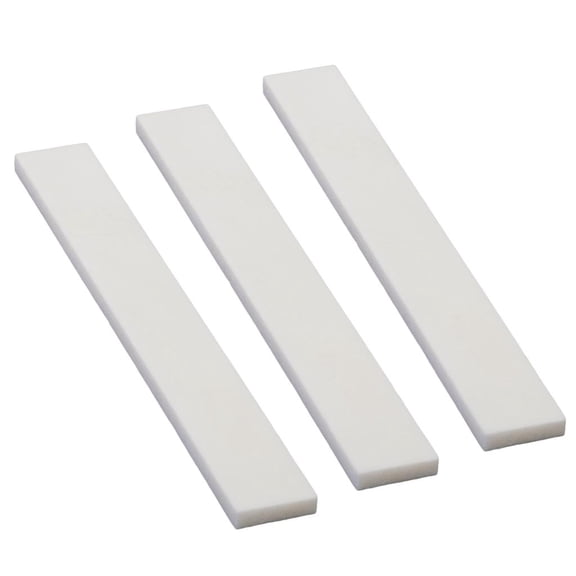 LeeQinersw 3 PCS GUITAR BUFFALO BONE SADDLE BLANKS for Handmade Guitar Luthier Material