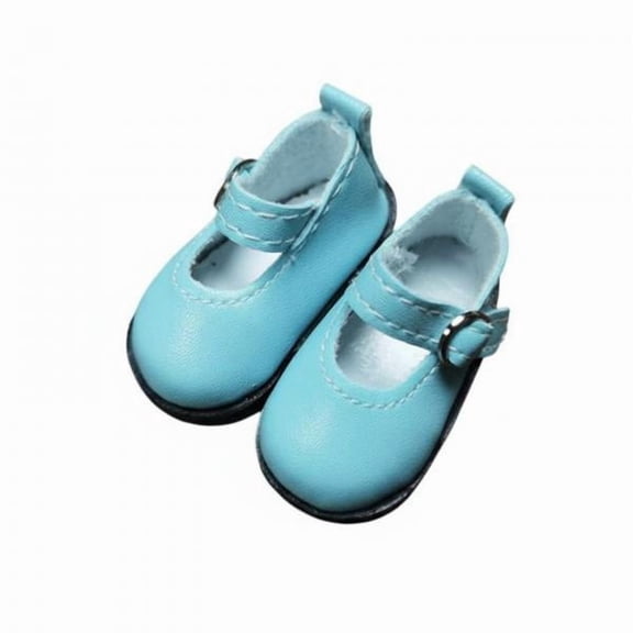 LeeQinersw 3 Pairs of Shoes for BJD Dolls, 30cm, with Strap, Low Heel, Miniature Shoe Model 5 Pcs