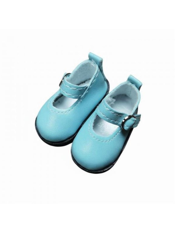 3 Pairs of Shoes for BJD Dolls, 30cm, with Strap, Low Heel, Miniature Shoe Model 5 Pcs