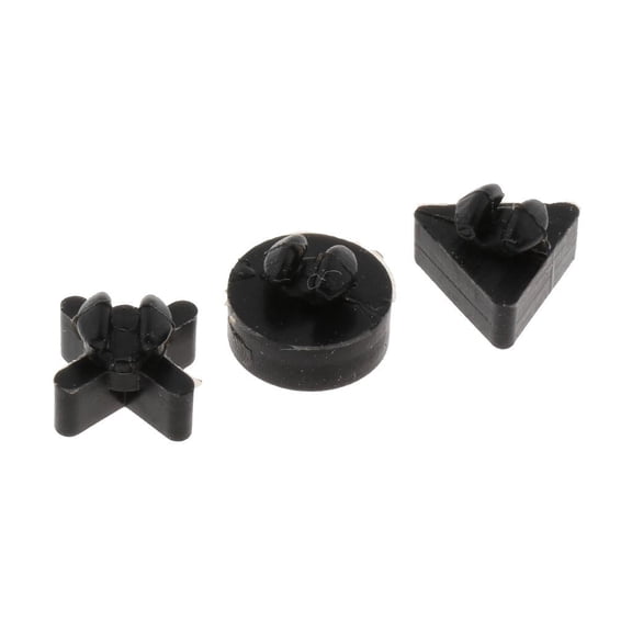 LeeQinersw 3 Pieces Replacement Switch Buttons Plastic Bottom Pad for Slim Game Console