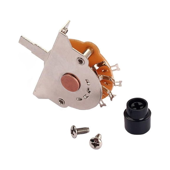 LeeQinersw 3 Way Lever Pickup Switch with Black Tip for Les Paul Electric Guitar Replacment