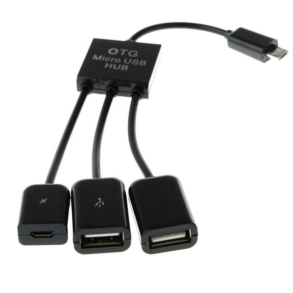 LeeQinersw 3 in 1 OTG Micro USB Hub Multi-function Cable Adapter for Android Tablet Phone