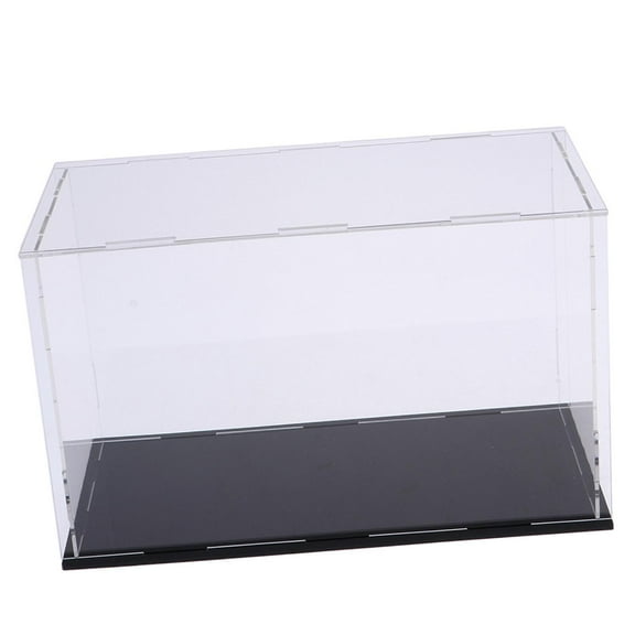 LeeQinersw 30cm Large Acrylic Display Case Dustproof Box Perspex Clear Collectibles Model Medium