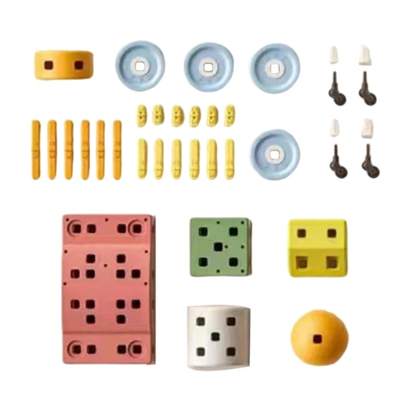 LeeQinersw 36 Pieces DIY Building Blocks Educational Vehicle Assembly for Party Holiday