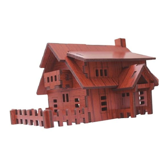 LeeQinersw 3D Architecture Home Decor Kids Building Toys Ornament Hut Buildings 3D for Boys Modern Villa