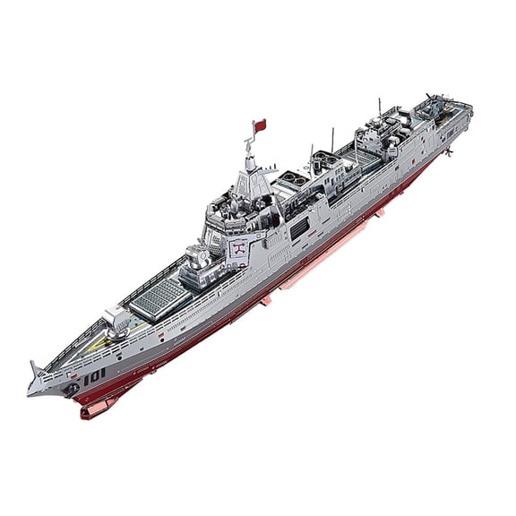 LeeQinersw 3D Metal Puzzle Home Decor Brain Teaser Novelty Challenging 3D Watercraft Model 18cmx2.5cmx5.5cm