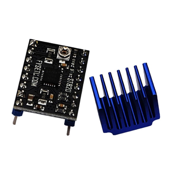LeeQinersw 3D Printer Stepper Motor Driver 256 Microstep ST820 StepStick Module with Heat