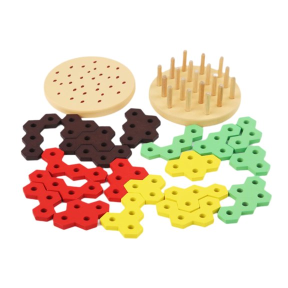 LeeQinersw 3D Puzzle Gift Set Learning Activities Shape Matching Puzzle for Ages 3 4 5 Year