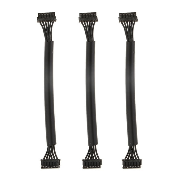 LeeQinersw 3pcs Brushless ESC Motor Sensor Cable Wire for 1:10 RC Car Truck Model Parts