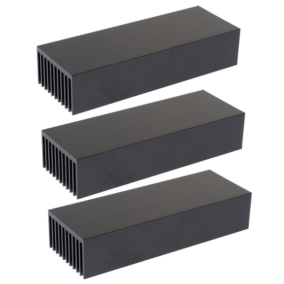 LeeQinersw 3x Aluminum Heatsink 50*30*140mm Heat Sink Cooling LED Power For Electronics
