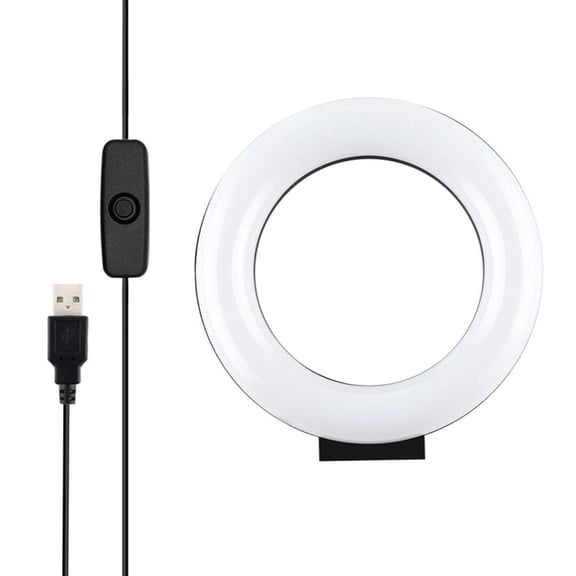 LeeQinersw 4.7 inch Phone Selfie LED Ring Light For Youtube Tiktok Makeup Video Live Camera