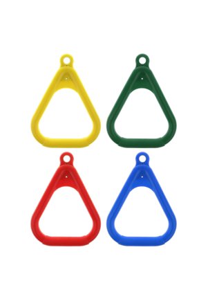 4 PackTrapeze Swing Bar Rings, Heavy Duty Swing Set Accessories, 120kg Load