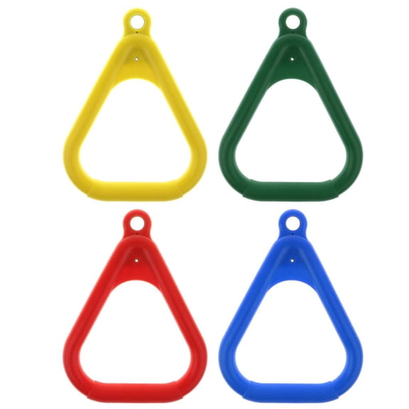 LeeQinersw 4 PackTrapeze Swing Bar Rings, Heavy Duty Swing Set Accessories, 120kg Load