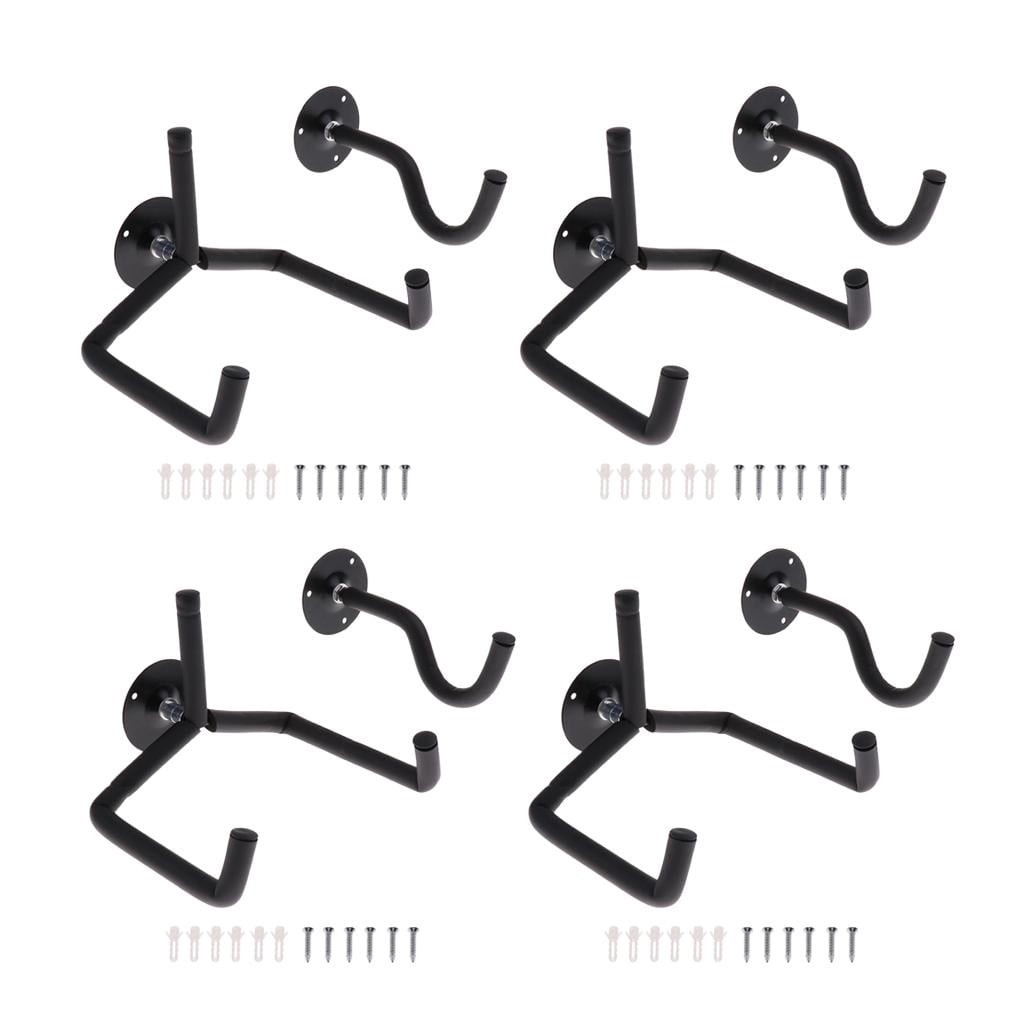 LeeQinersw 4 Pieces Guitar Wall Hanger Bracket Show Acoustic Electric Hanging Base Accs