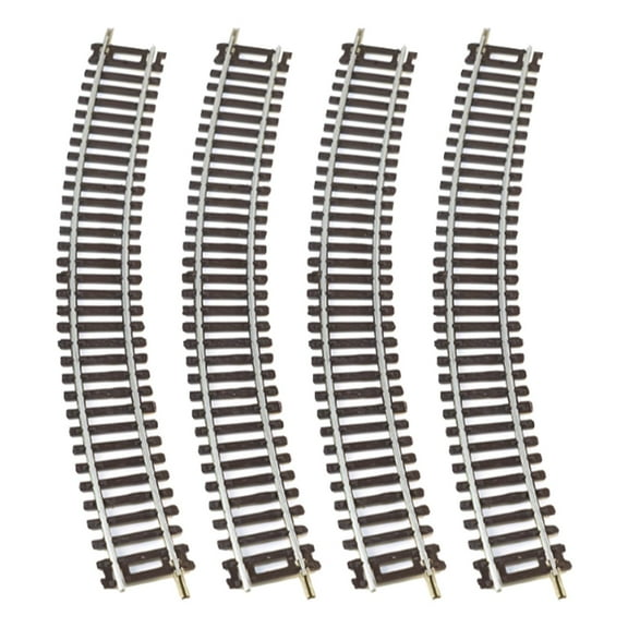 LeeQinersw 4 Pieces HO Scale Track Game Model Train Track for 1:87 Classroom Gatherings 25cmx2.8cm