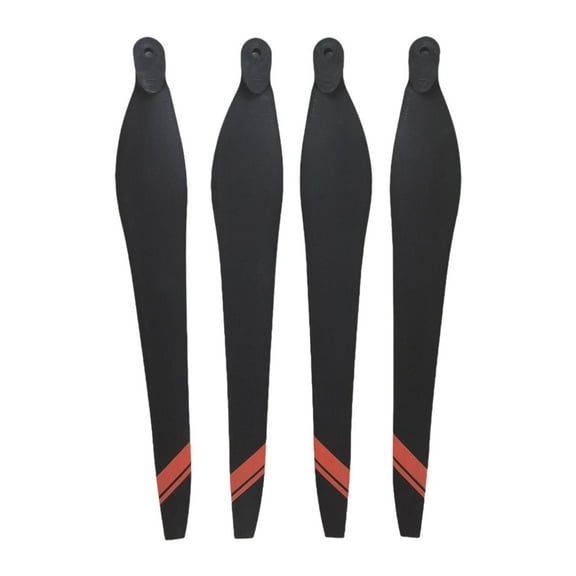 LeeQinersw 4 Pieces RC Plane Propellers Multiuse Practical High Speed x9 Plus Max Propeller Black Red