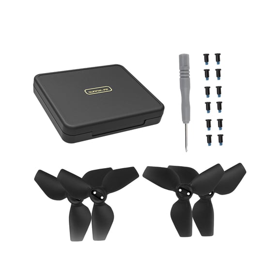 LeeQinersw 4 Pieces RC Quadcopter Blades Replacement Part Mini Box Propeller Organizer with Black