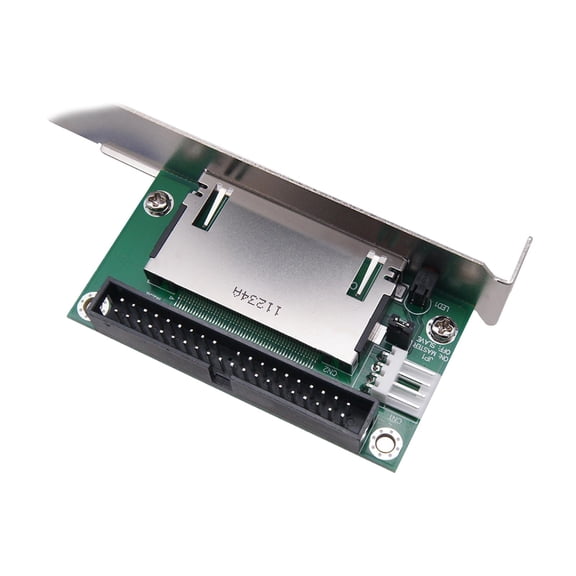 LeeQinersw 40 Pin CF to IDE Adapter with PCI Bracket Male IDE Connector Bootable Adapter CF