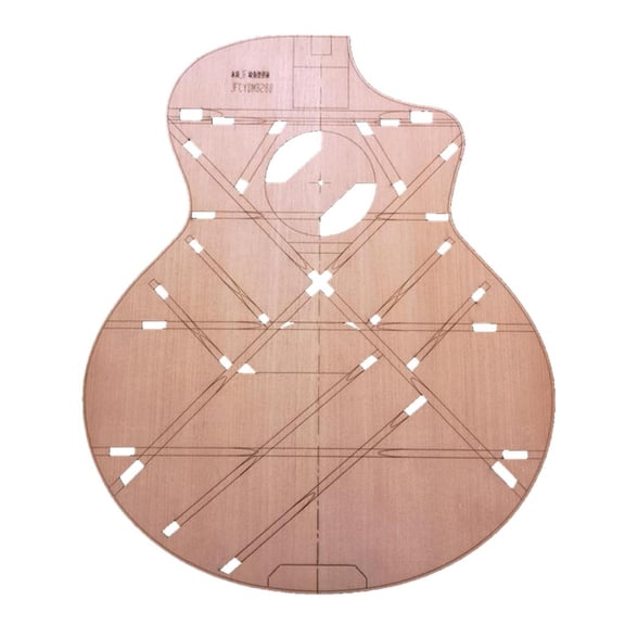 LeeQinersw 41 Inch Guitar Body Template for JF Guitar Making, Luthier