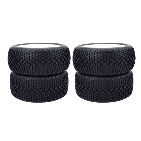 LeeQinersw 4Pcs 112mm Rubber Rally Climbing Car Off-road Wheel Rim and Tires Hex For HSP HPI 1:8 RC Racing Car Accessories Component