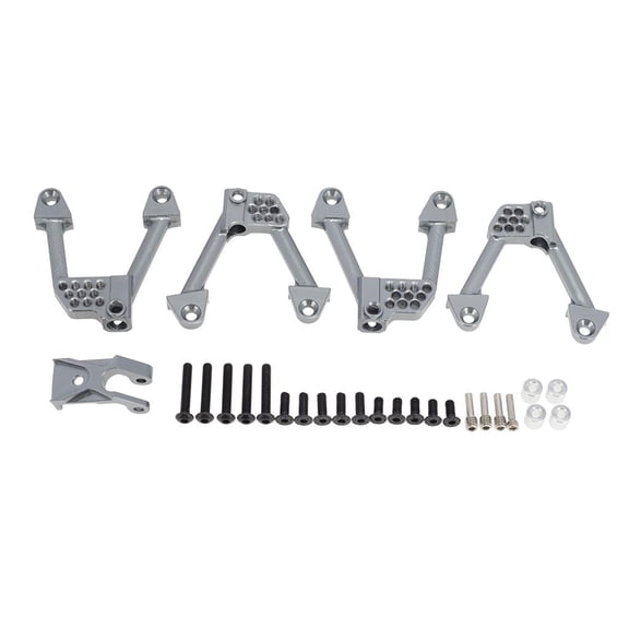 LeeQinersw 4Pcs Rear/Front Shock Towers Hoops CNC Aluminum Alloy Adjustable for Axial SCX10