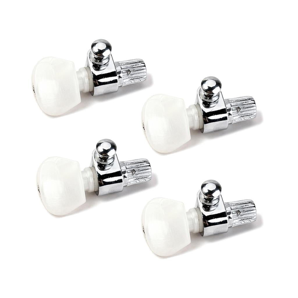 LeeQinersw 4pcs 5th String Banjo Tuners Parts Replacement Accessories with Pearl Button