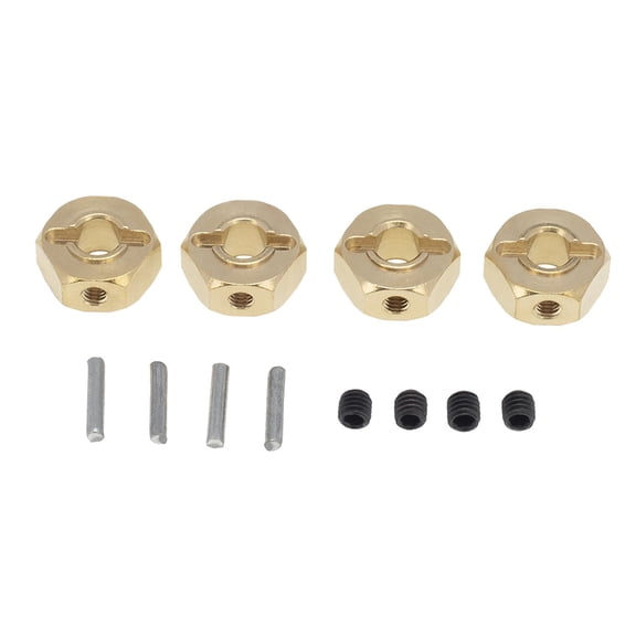 LeeQinersw 4pcs Remote Control Car Wheel Hex Hub Adapter Counterweights Heavy Duty Durable 8mm