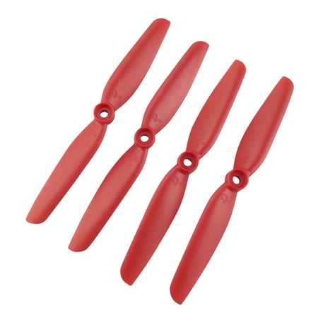 LeeQinersw 4x Quadcopter Propellers CW/CCW Prop for MJX B6 B6FD B8 F20 Aircraft Parts Red