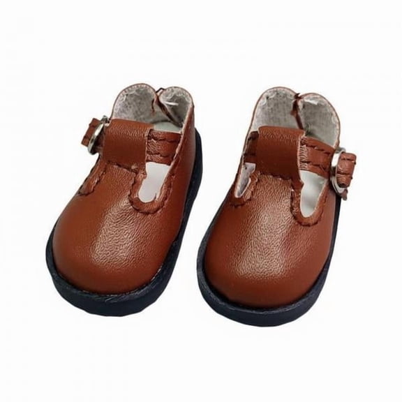 LeeQinersw 5 Pairs of Shoes for BJD Dolls, 30cm, with Strap, Low Heel, Miniature Shoe Model 4 Pcs