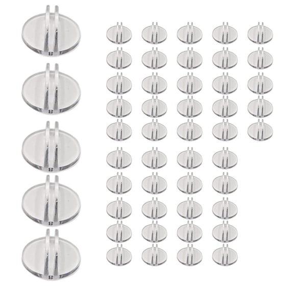 LeeQinersw 50 Pieces Cards Stand Portable Business Card Holder Paper Board Clip for Display