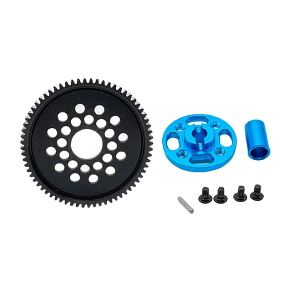 LeeQinersw 54500 Aluminum Kit RC High Speed Gear Set Spare Parts for Tamiya TT02 1/10 Scale 68T Aluminum Kit