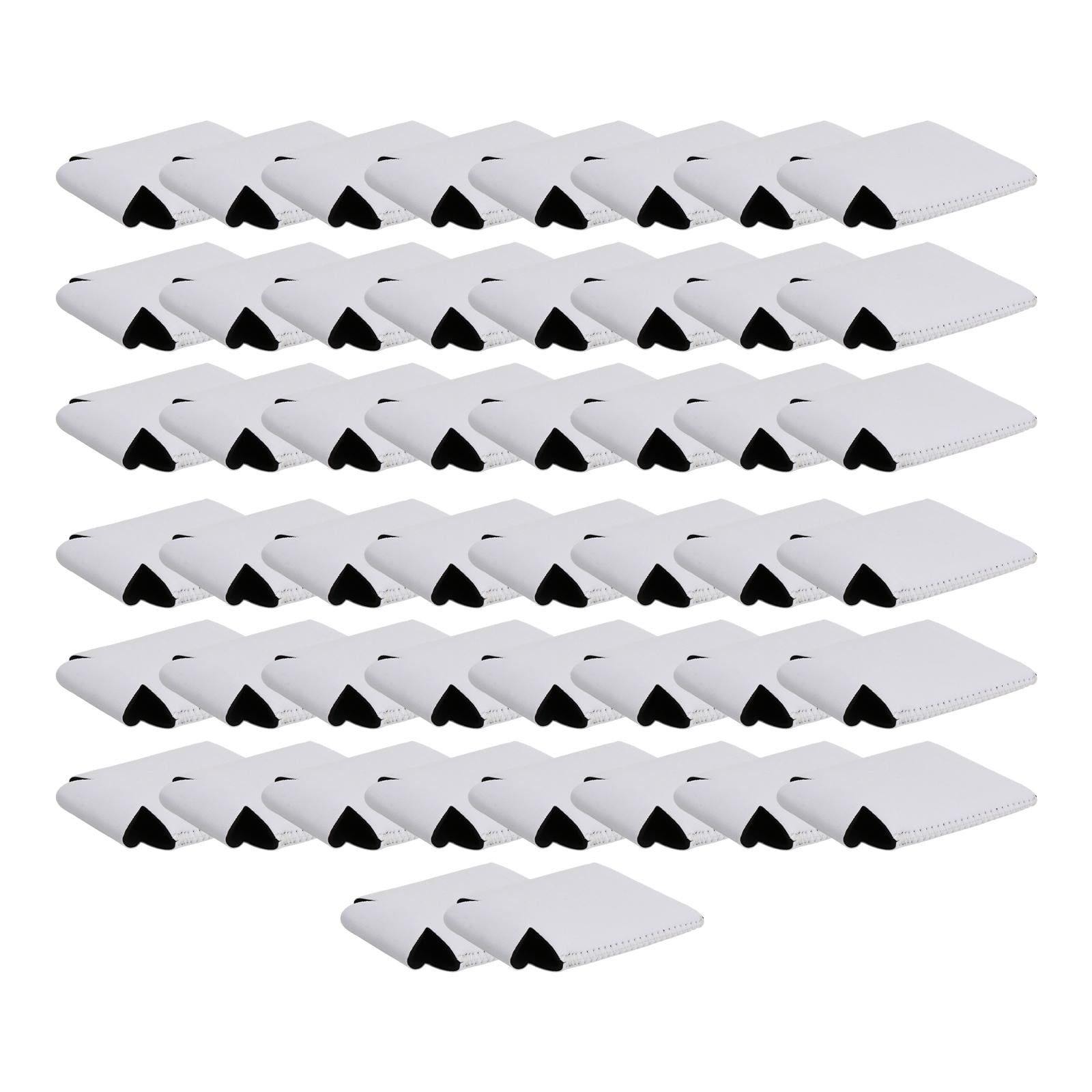 LeeQinersw 5Pcs Can Coolers Drinks Cooler Sleeves Plain Bulk Beer Can Sleeves Collapsible