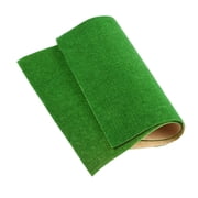 LeeQinersw 5x Artificial Turf, Artificial Grass Field, Non-Slip Outdoor Lawn DIY, Different Dark Green