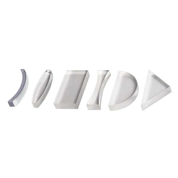 LeeQinersw 6 Pieces Cylindrical Lens Physics Optics Experiments Teaching Apparatus Material