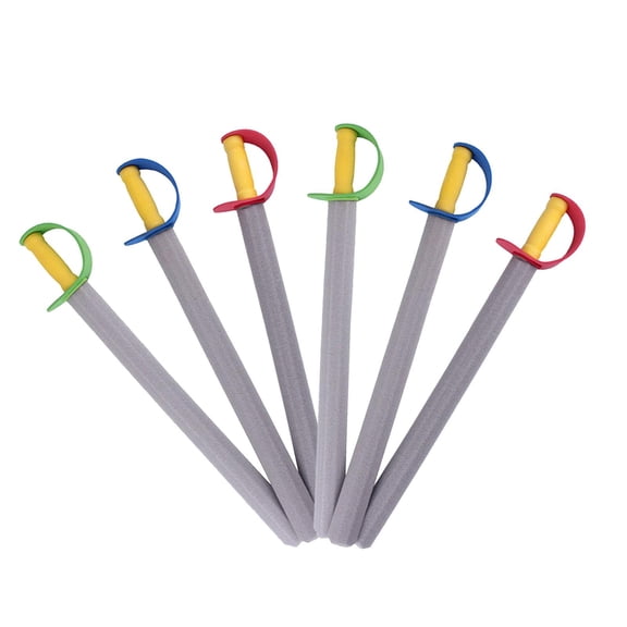 LeeQinersw 6 Pieces Foam Fake Toys Kids Pretend Play Party Cosplay Favor for Birthday Party