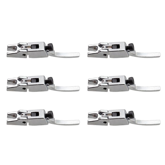 LeeQinersw 6 Pieces Guitar Bridge Back Piece Locked String Saddle (Silver) Spare Parts for