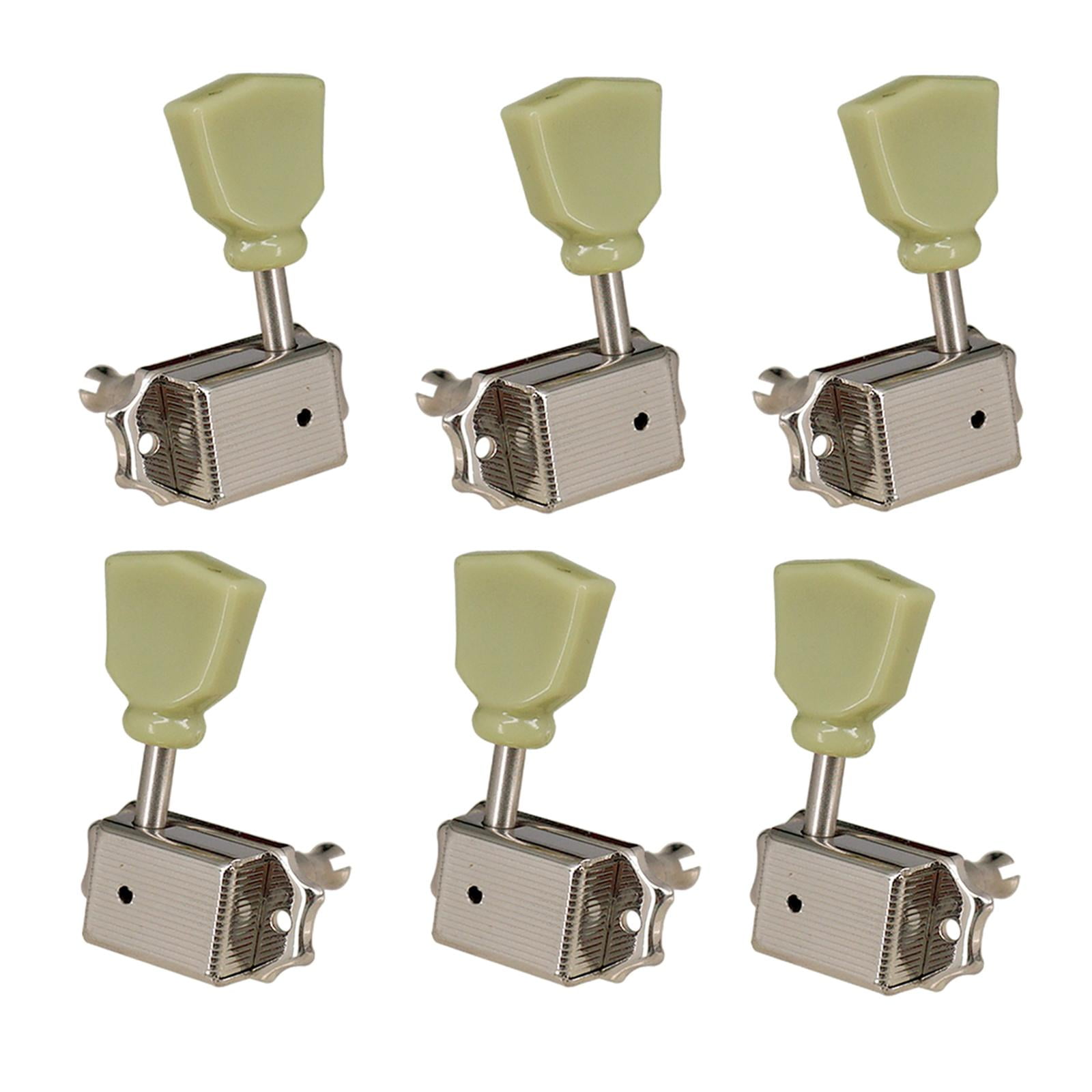 LeeQinersw 6Pcs Guitar Tuning Peg Tuner Right Left Guitar Tuning Pegs for Acoustic Electric