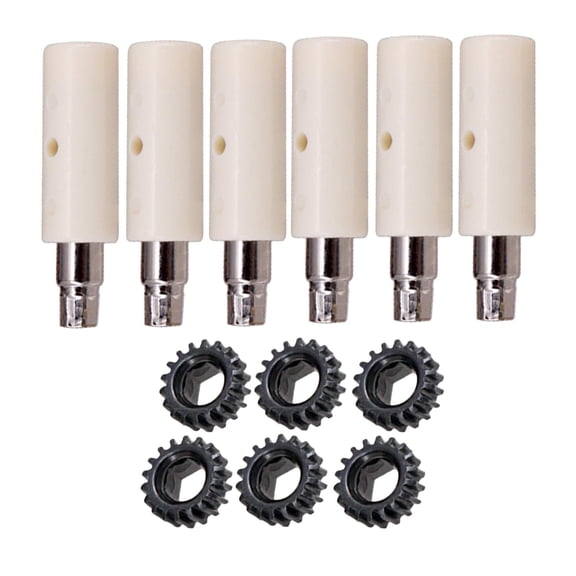 LeeQinersw 6Pcs Guitar Tuning Pegs Tuners Machine Heads Gear and Pins Style2