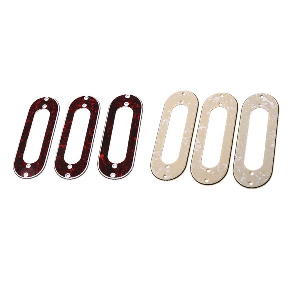 LeeQinersw 6X Guitar Pickup Frame Mount Surround Ring Frame for ST Electric Guitar Part