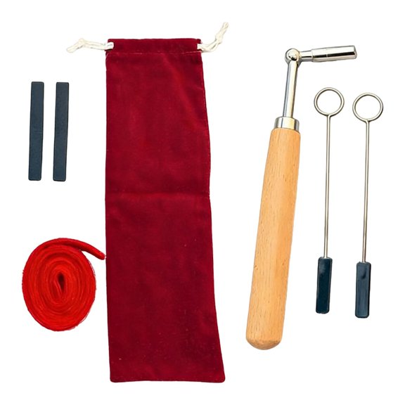 LeeQinersw 7 Pieces Piano Tuning Tools Piano Repair Accessories for Music Professionals