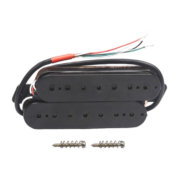 LeeQinersw 7 String Humbucker Pickup Low Noise Double Coil Easy to Install DIY Replaces Black 52mm