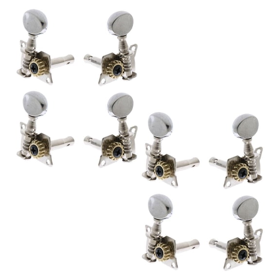 LeeQinersw 8 Pieces Guitar Machine Heads Strings Tuning Pegs Tuner for Classical Acoustic