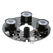 LeeQinersw 850nm IR Infrared 3 LED Board Module for Color IR Night Surveillance Dome