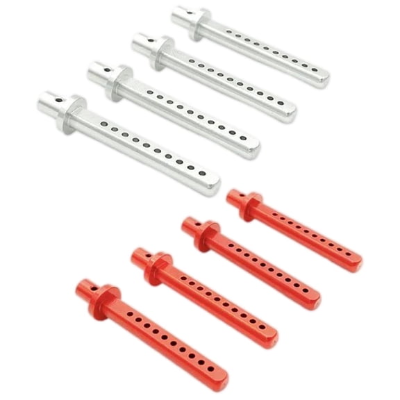 LeeQinersw 8pcs Metal Shell Column 50mm for Axial SCX10 90022 1/10 RC Car Replacement Parts
